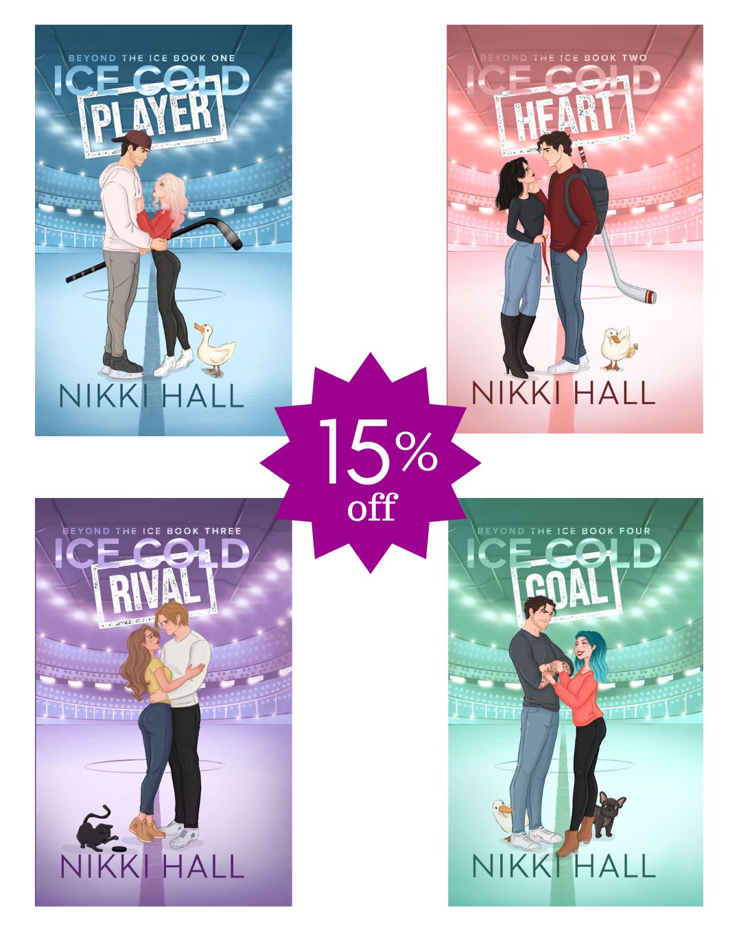 Special Edition Hockey Romance Bundle - Foiled Hardbacks